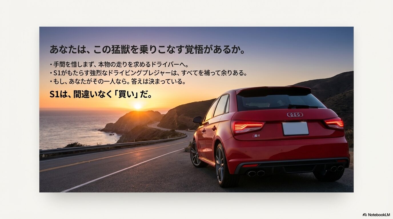 アウディS1 中古車 購入 おすすめ 結論 ドライビングプレジャー