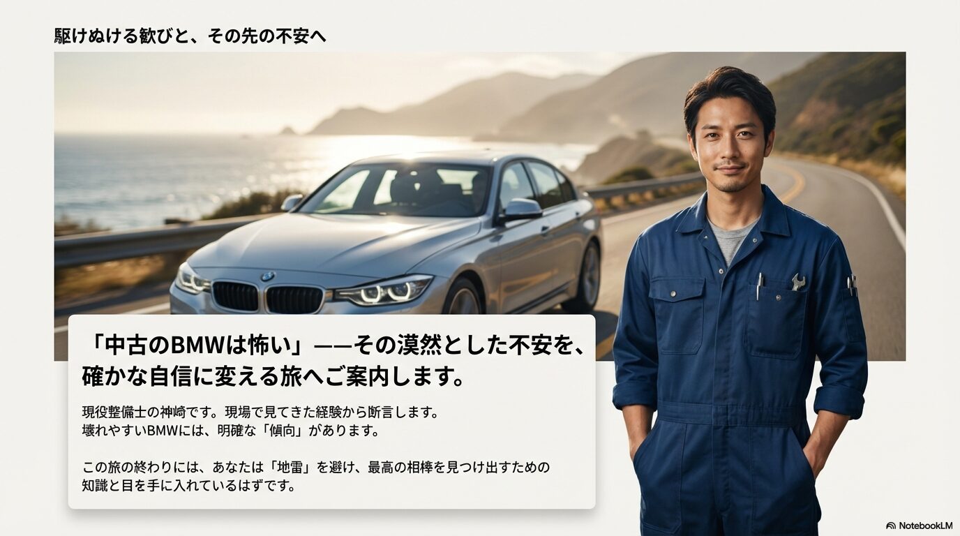 BMW中古車購入の不安を解消し、地雷個体を避けて最高の相棒を見つけるためのガイド