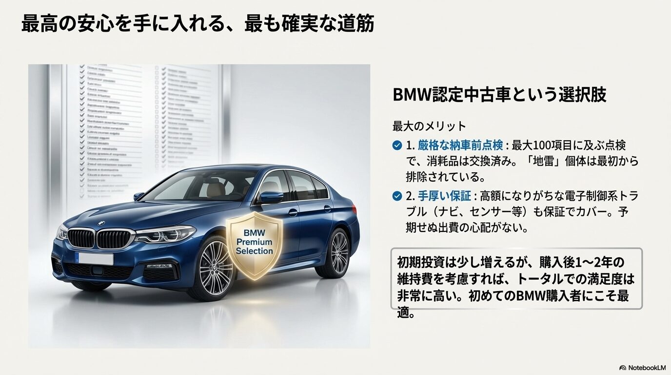 最大100項目の納車前点検と電子制御系トラブルをカバーする手厚い保証の解説