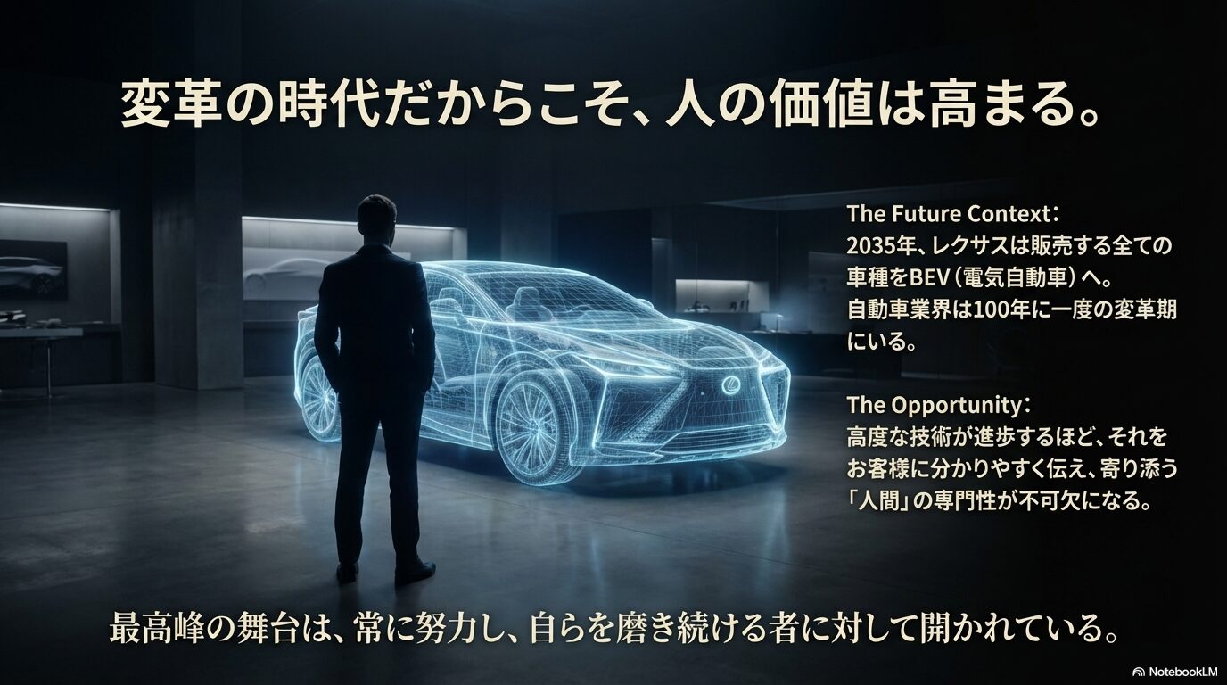 2035年のBEV化に向けたレクサスの変革と求められる人材像