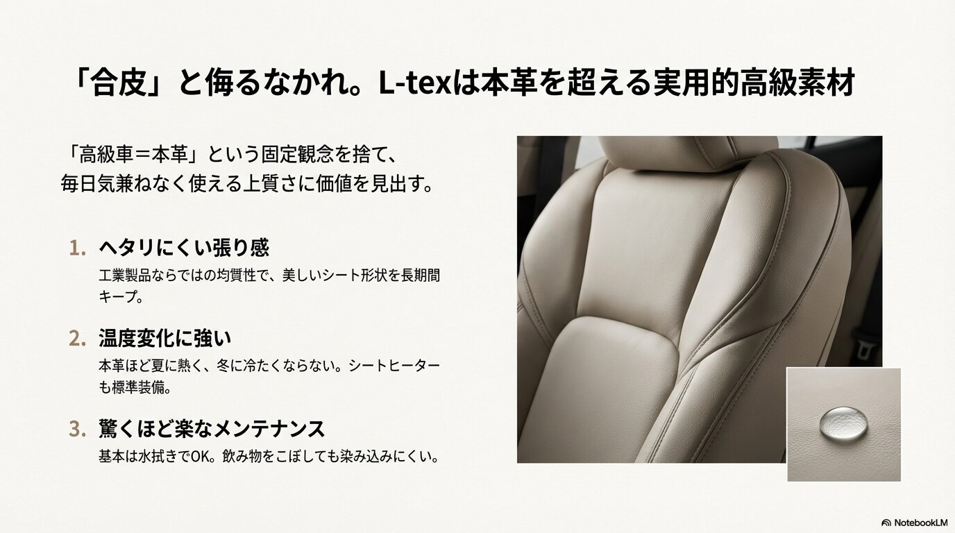: L-tex（合成皮革）を選ぶべき3つの理由：耐久性・温度特性・メンテナンス性