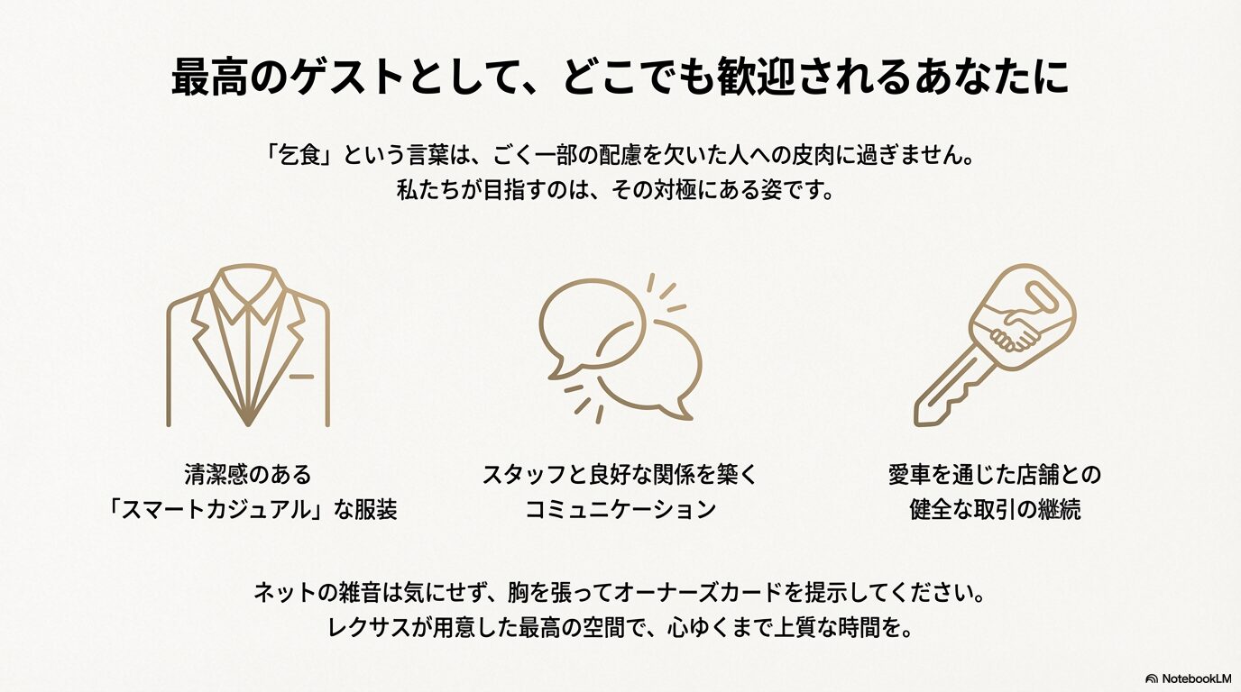 清潔感のある服装、コミュニケーション、健全な取引の継続など、どこでも歓迎されるオーナーになるためのまとめ。