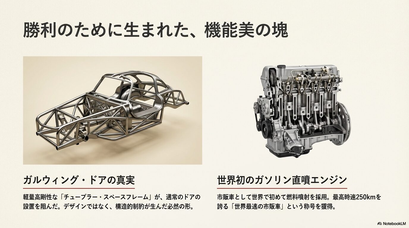 00SLの軽量高剛性なチューブラー・スペースフレームの構造を示す3Dモデル