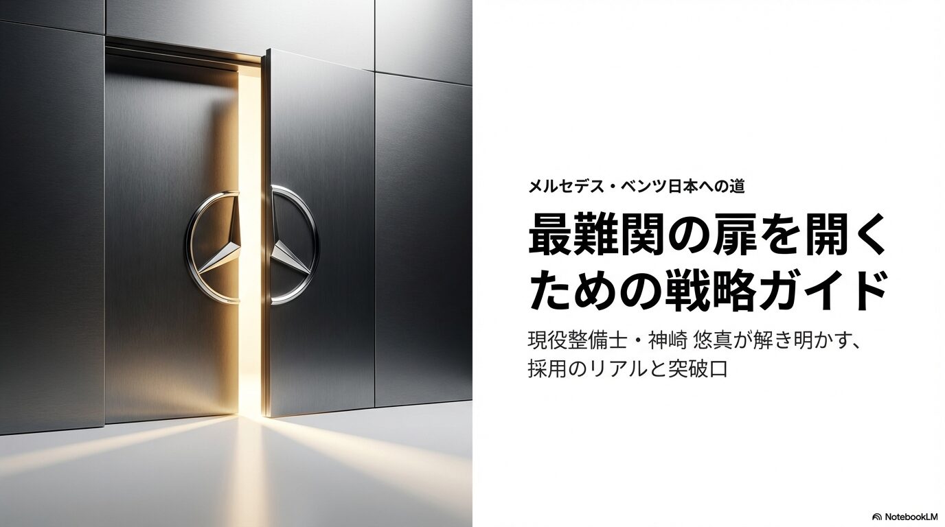 現役整備士・神崎悠真が解説するメルセデス・ベンツ日本採用突破のための戦略ガイド表紙