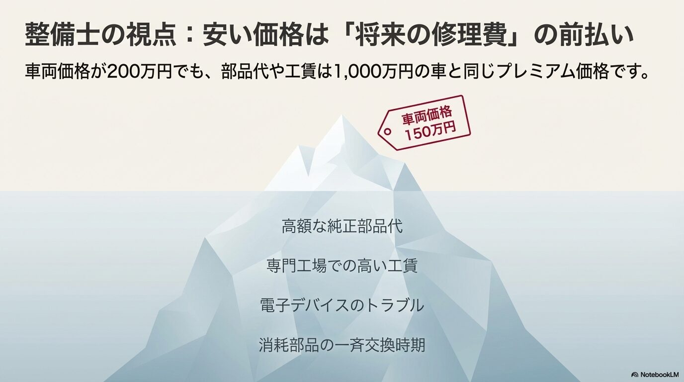 カイエンの自動車税、重量税、ハイオクガソリン代など年間の固定費を合計したコストチャート