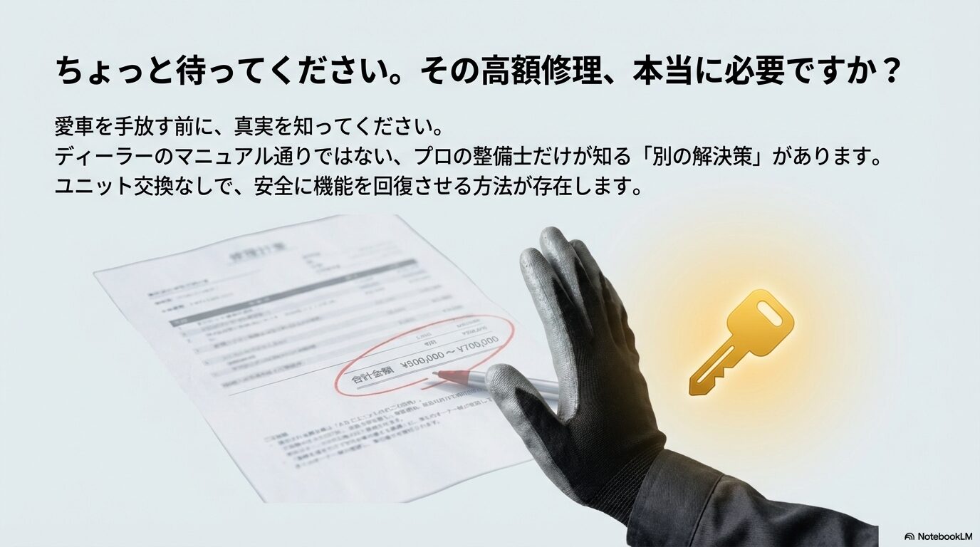 ウディの高額修理を回避するプロの解決策の提案