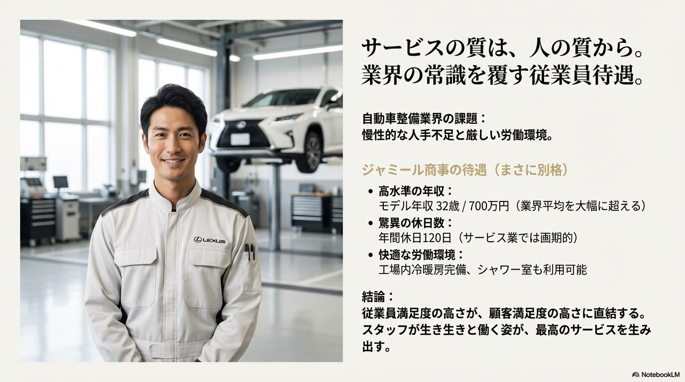 業界最高水準の待遇と環境で働くレクサス練馬のサービスエンジニア