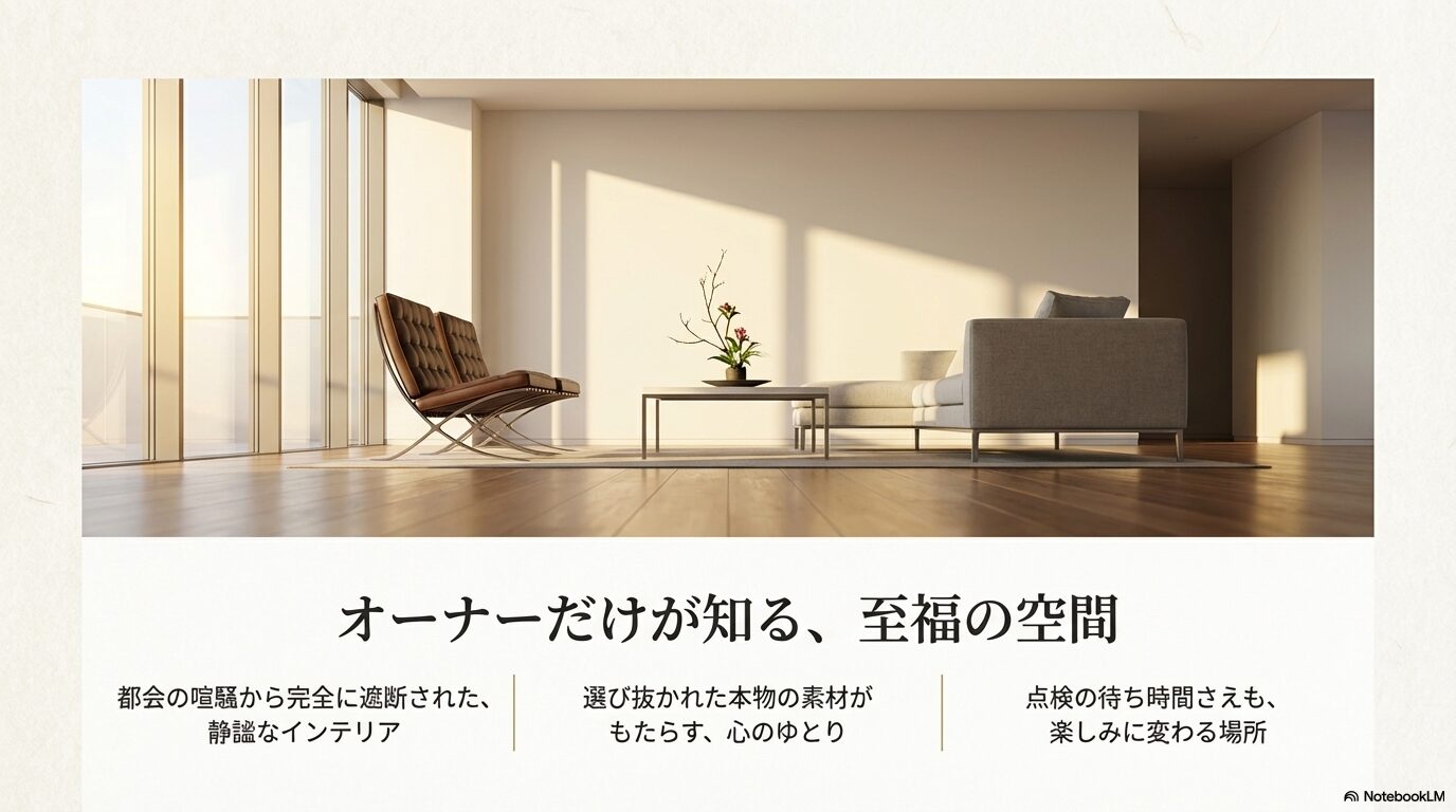 高級ホテルのようなレクサス練馬のオーナーズラウンジ内観