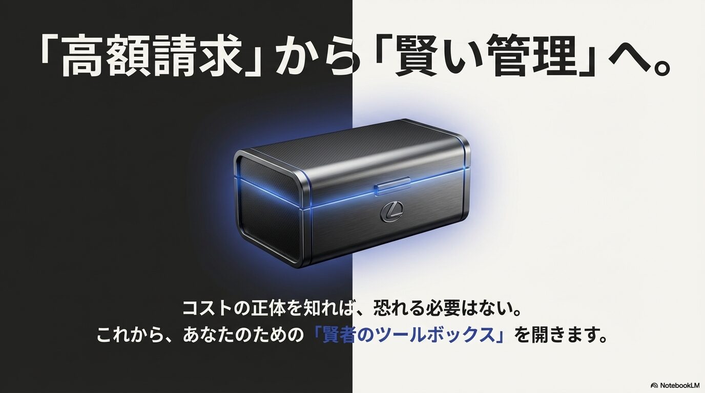 高額請求を賢く管理するためのツールボックスの紹介