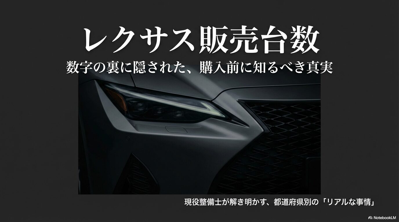 レクサスのフロントマスクとヘッドライトのアップ画像