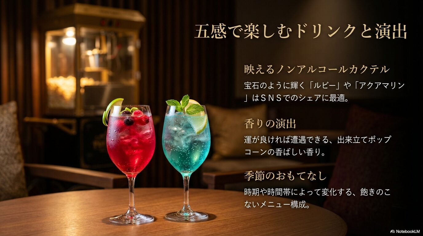 レクサス盛岡の特製ドリンク「ルビー」「アクアマリン」と店内の香り演出